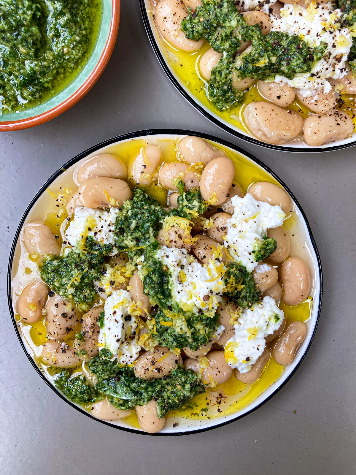  beans_recipe_butter beans with lemon ricotta and pesto_beans uk_boldbeanco_hanshungry_ 