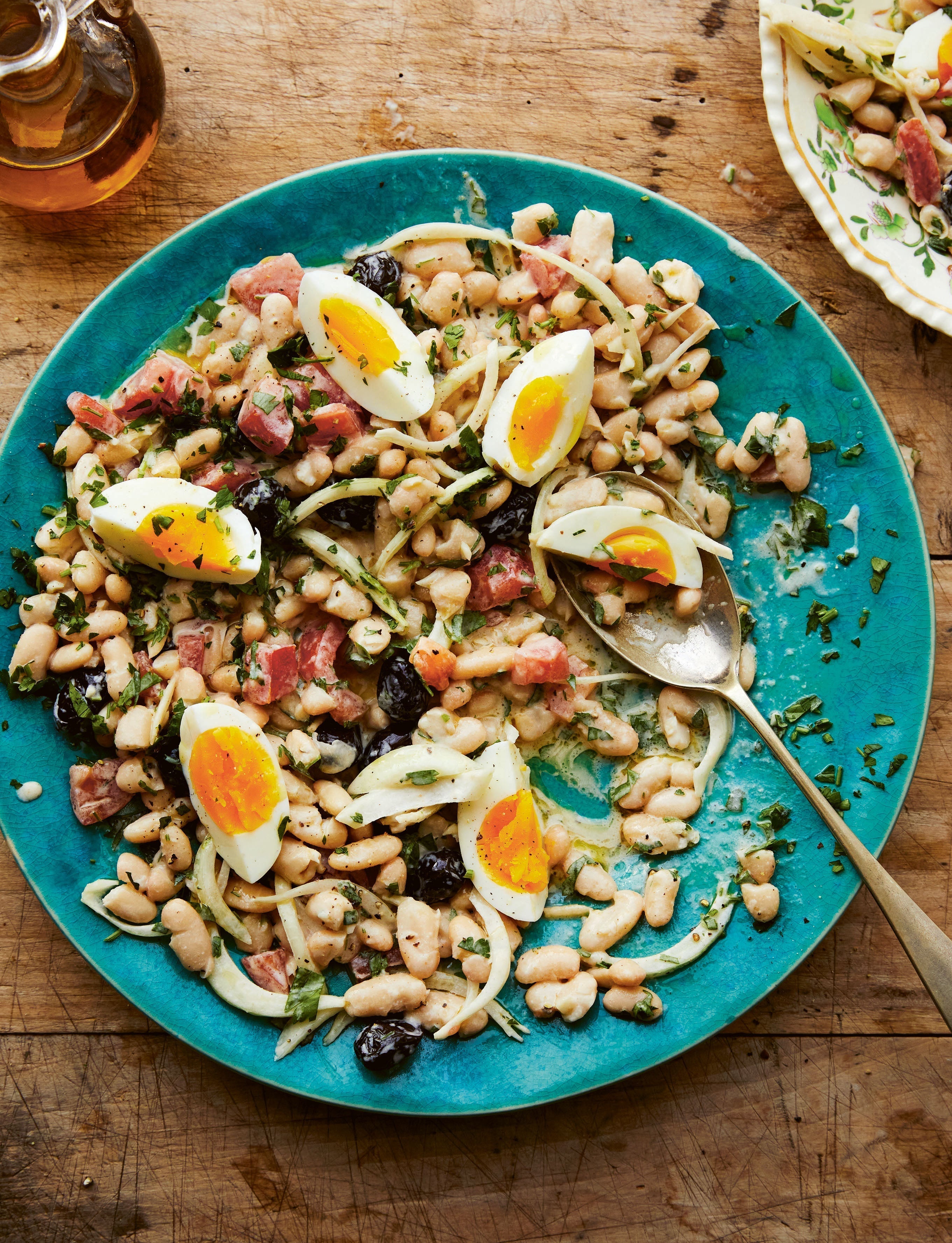 bean-recipe-antalya-style-bean-salad-with-tahini-sauce-ozlem-warren-sebze-queen chickpeas-boldbeanco-bean-recipes-turkish-turkey