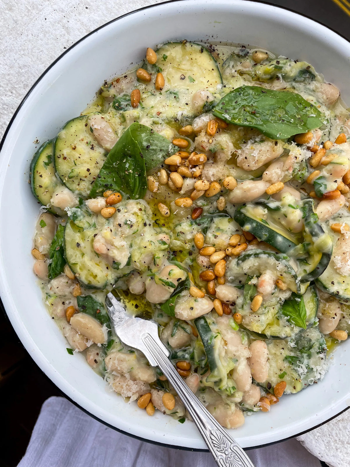  beans_recipe_creamy_courgette_bean_otto_Bold_Bean_Co_organic_white_beans_haircot_cannellini_risotto_recipe_legumes_pulses_boldbeanco_uk 