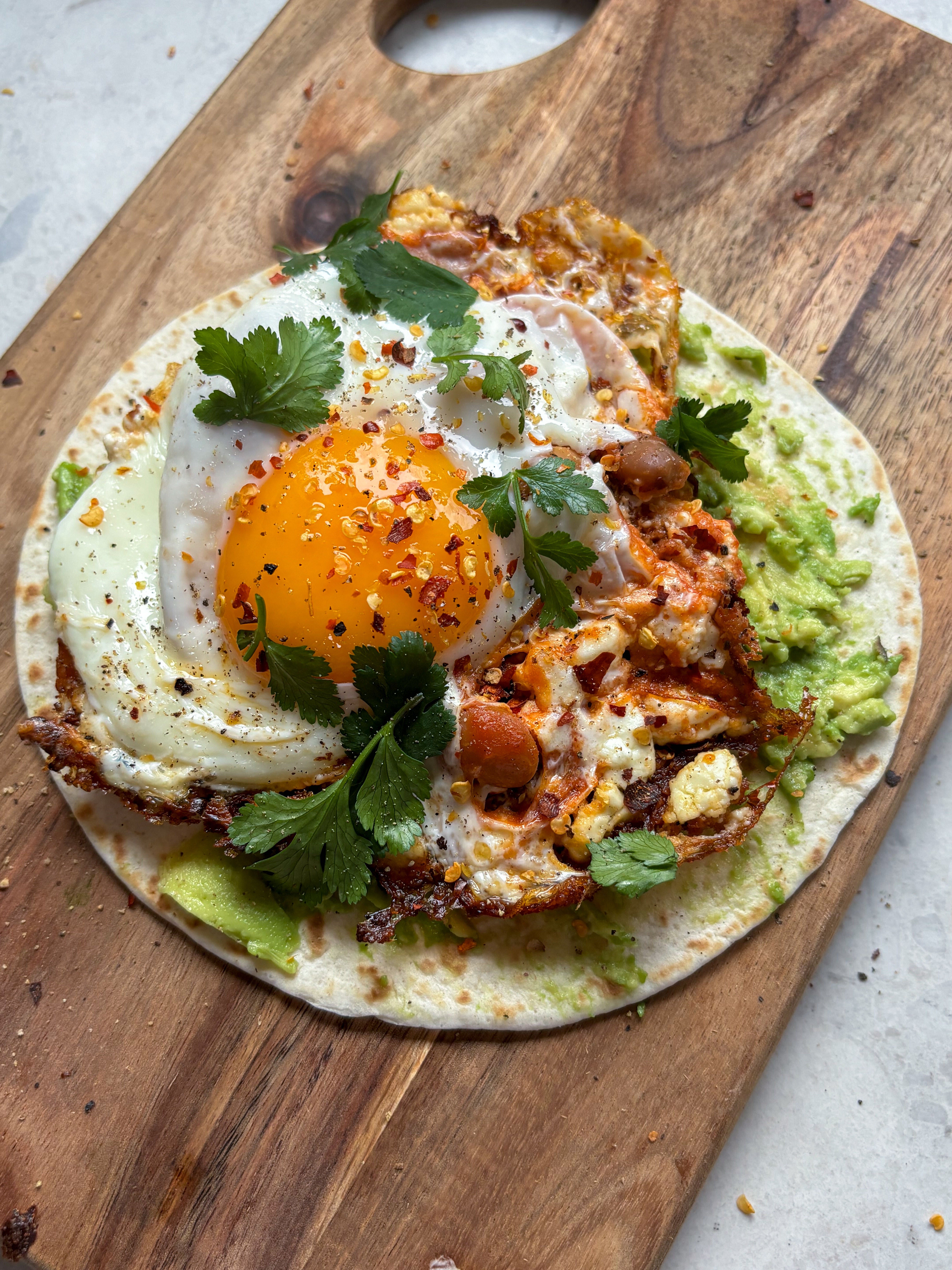 Feta-Fried-Egg-Tacos-with-Chilli-Baked-Beans