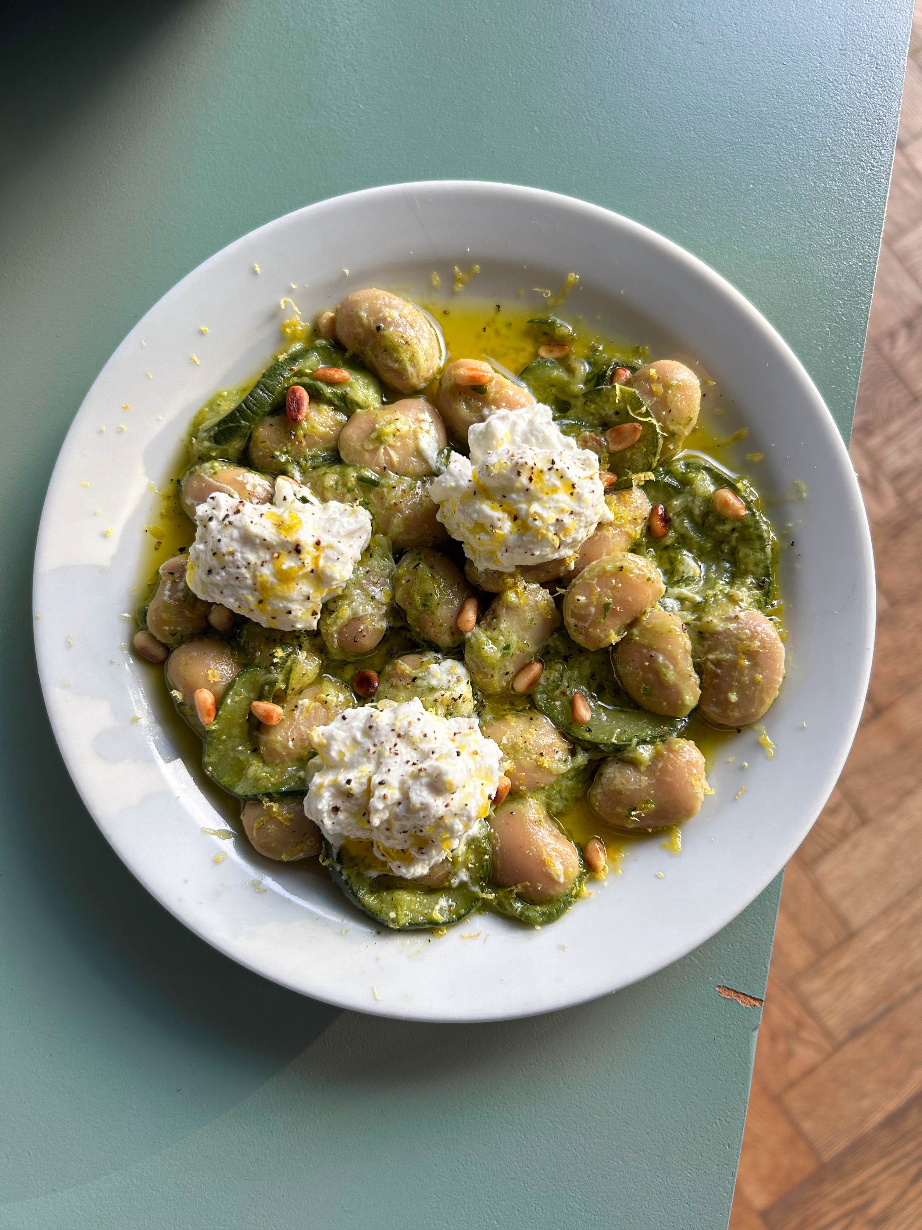 bean-recipe-pesto-courgette-ricotta-butter-beans-boldbeanco