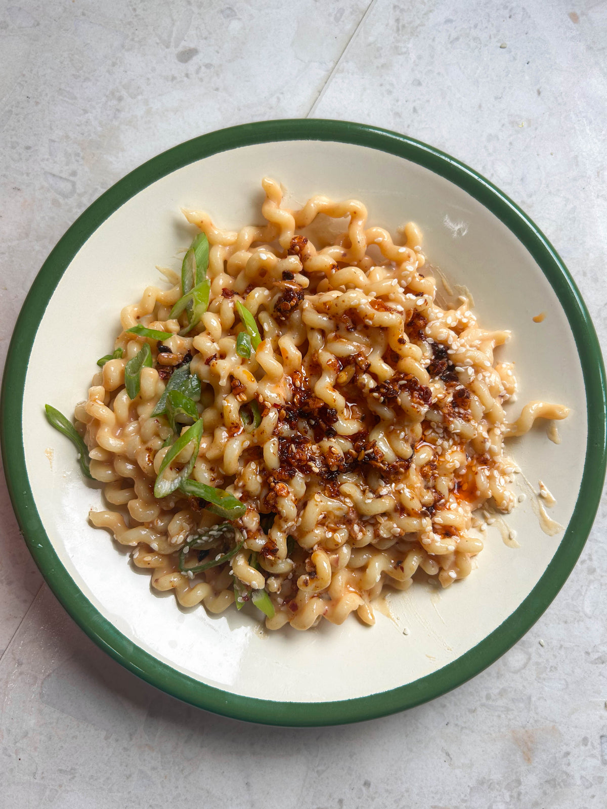 Silken Butter Bean + Miso Noodles