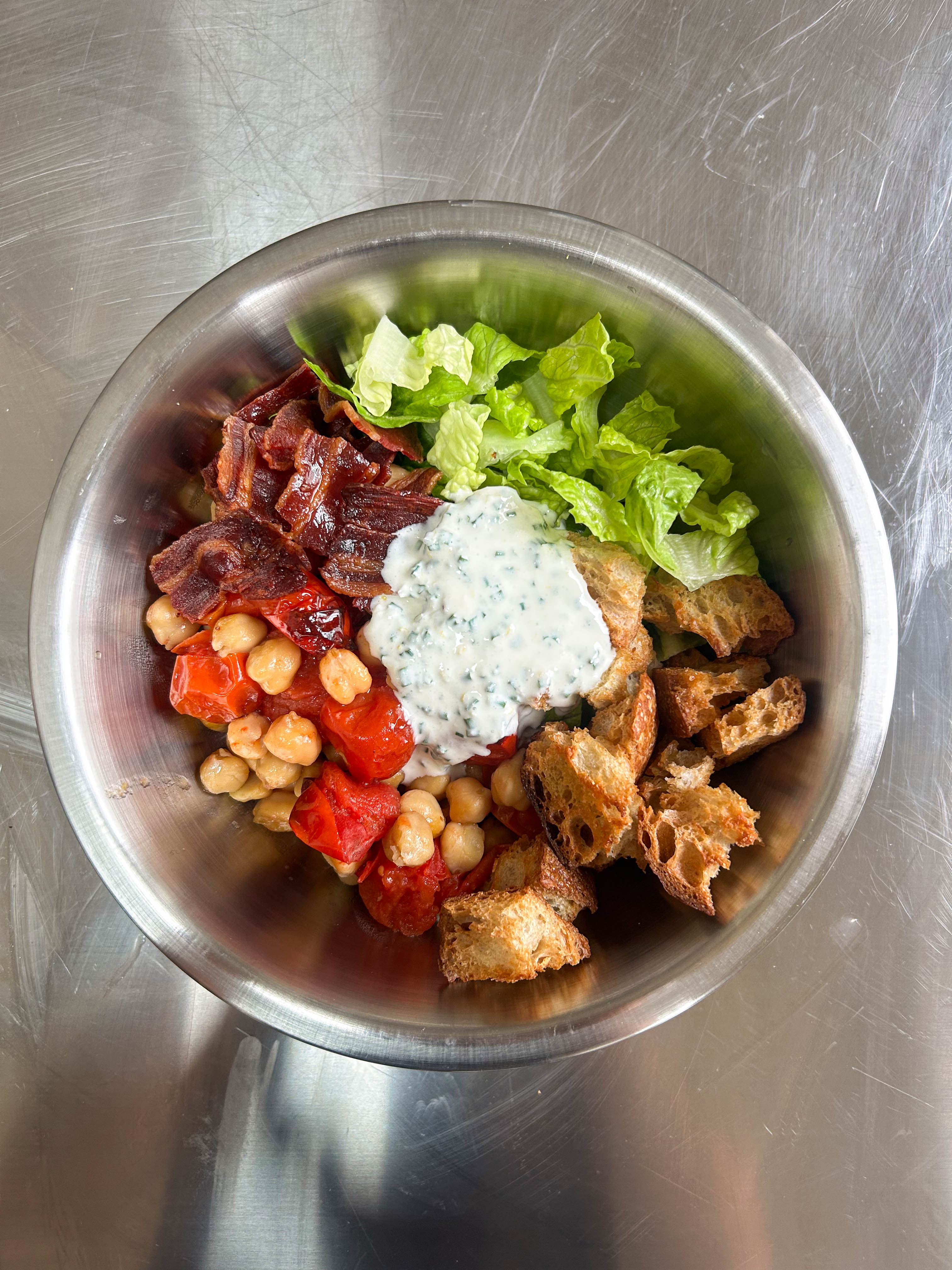 Queen Chickpea BLT Salad