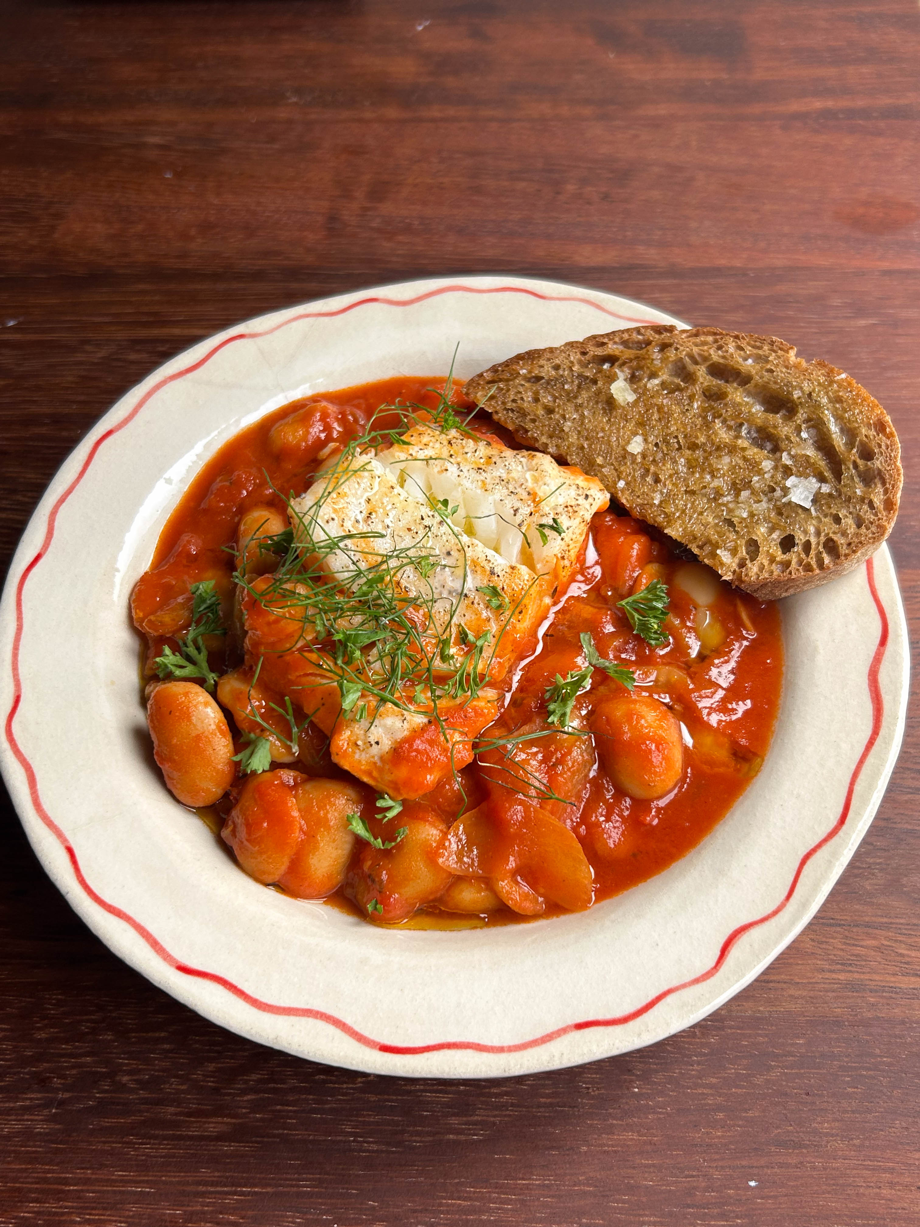 Tomato, Fennel + Cod Stew