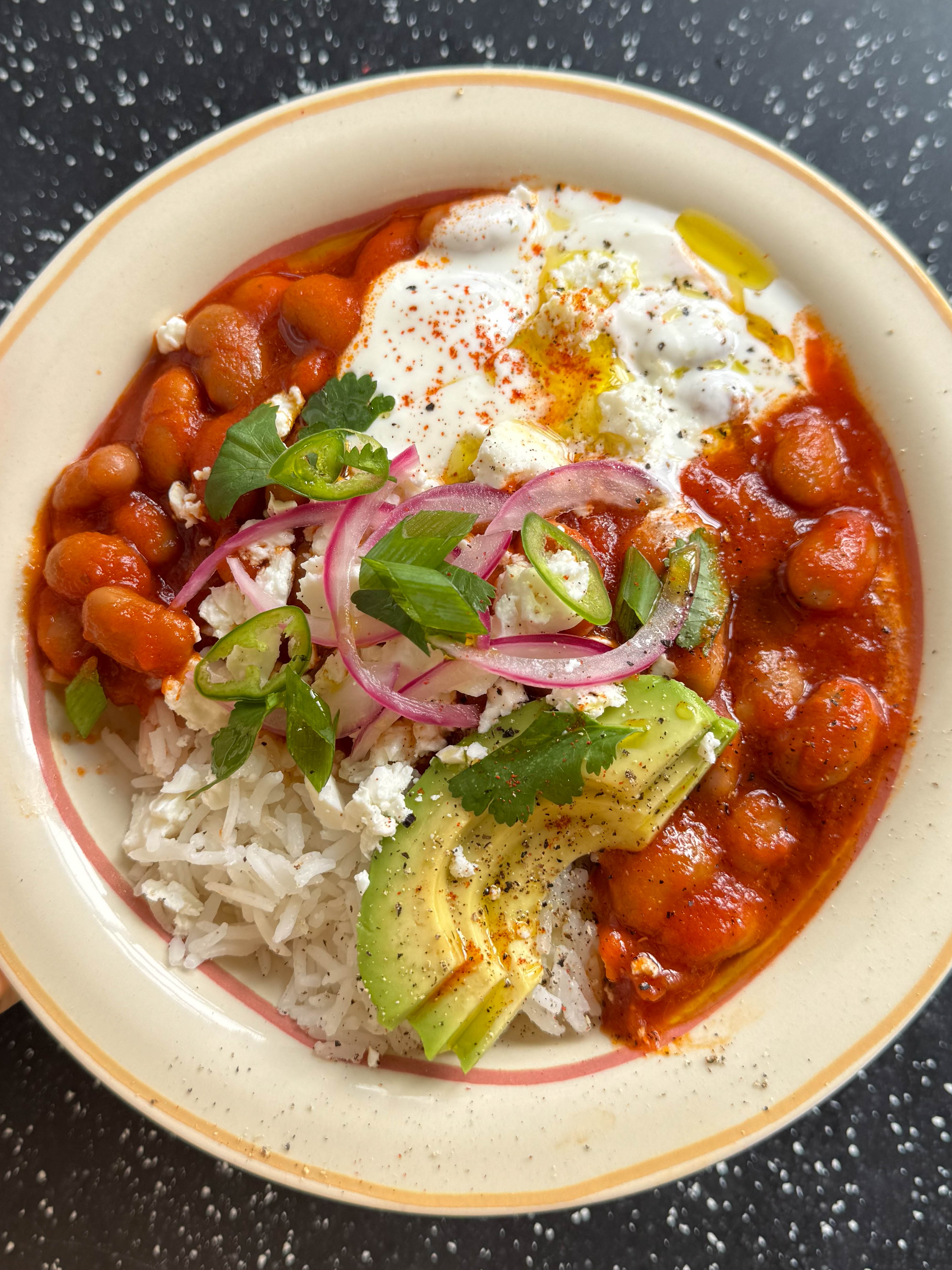 Loaded Smoky Chilli Baked Bean Bowl