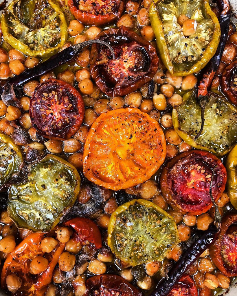 Confit Tomatoes + Chickpeas