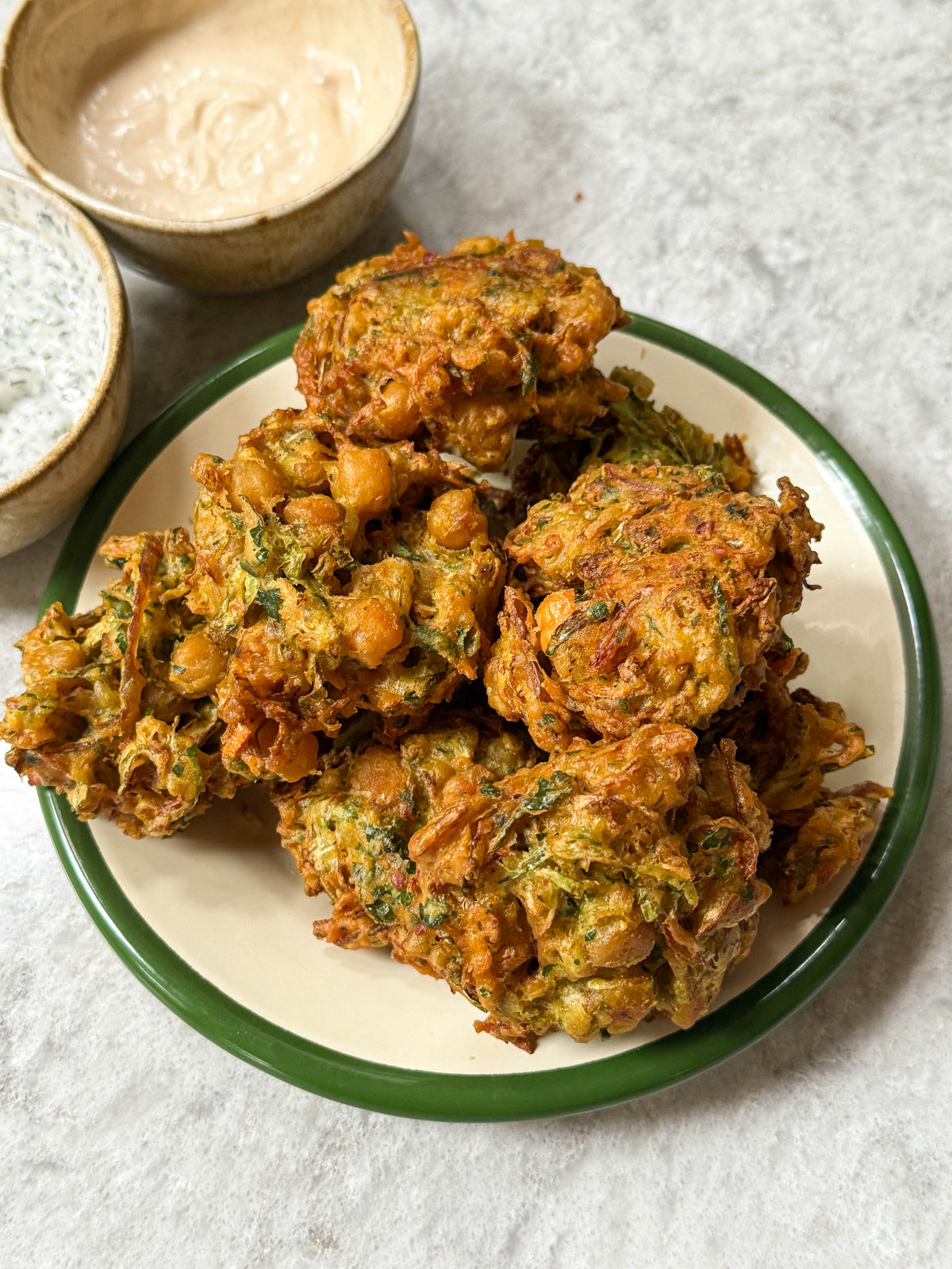  Brussels Sprout + Chickpea Bhajis 