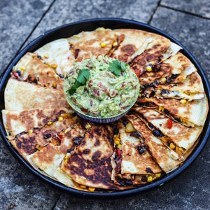 Smoky, Cheesy Black Bean Quesadillas