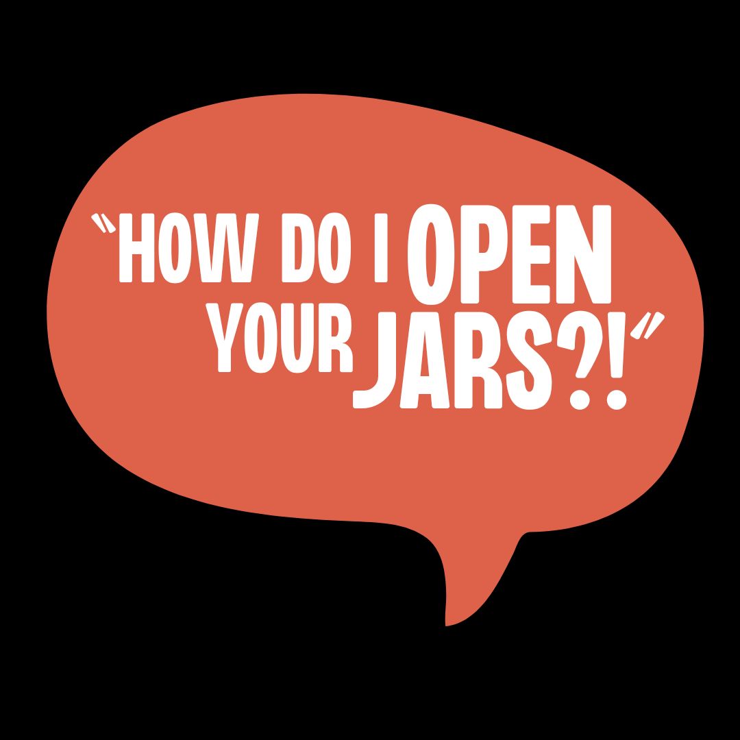 3 tips to open our jars