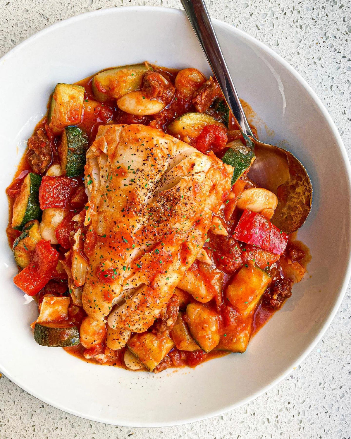  bean-recipe-mediterranean-cod-chorizo-butter-bean-stew-boldbeanco 