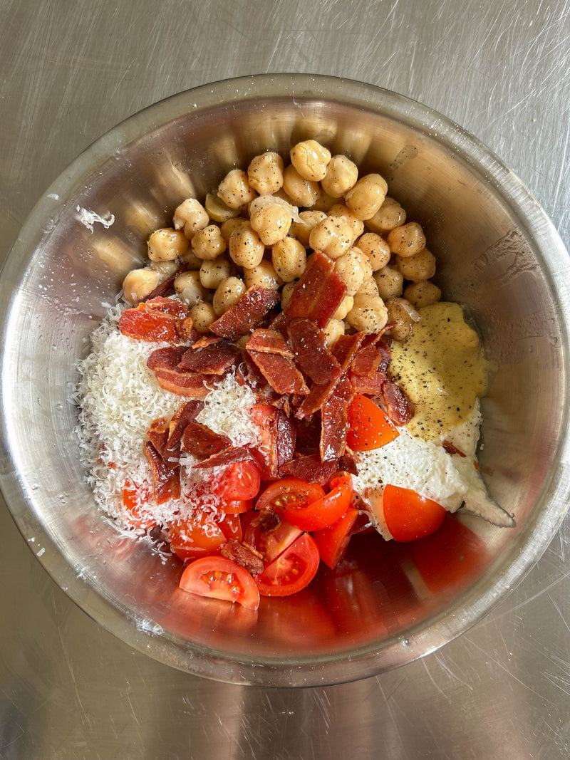 Chickpea BLT Salad Filling