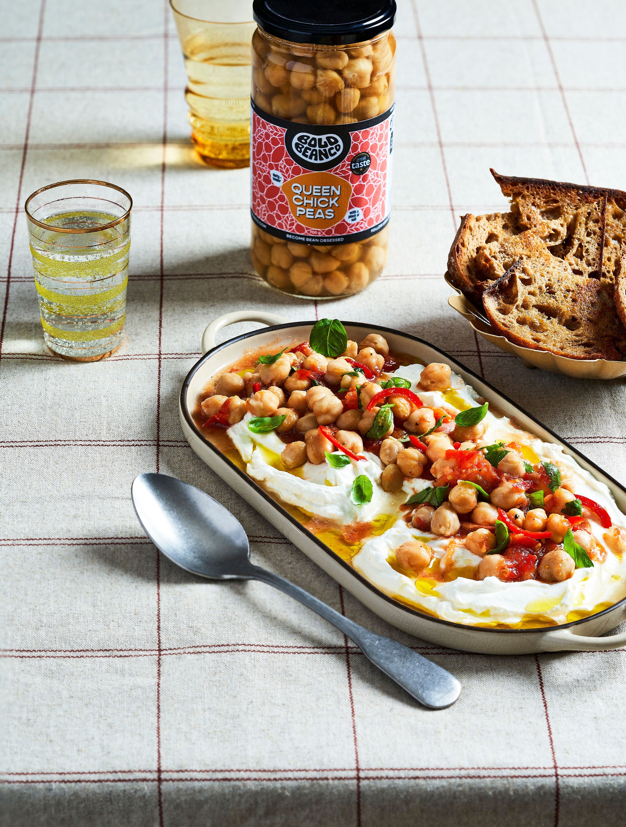 Bold Bean Co Chickpea Tomato Feta Traybake With Orzo bold-bean-co-chickpea-tomato-feta-traybake-with-orzo