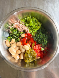 Speedy Spicy Tuna + Butter Bean Salad