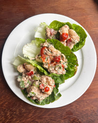 Speedy Spicy Tuna + Butter Bean Salad